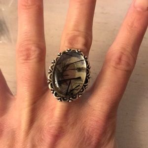 Sterling silver ring size 9 1/2
